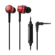 audio-technica 铁三角 ATH-CKR50iS 入耳式有线耳机 红色 3.5mm