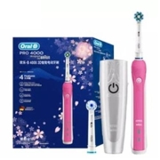 PLUS会员：Oral-B 欧乐-B P4000 电动牙刷 雅致粉*2件