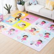 PLUS会员：明德 宝宝爬行垫游戏毯 朵拉花仙子 6片 60*60*1.0cm