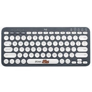 logitech 罗技 K380 79键 蓝牙无线薄膜键盘 布朗熊 无光