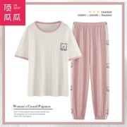 顶瓜瓜 短袖长裤时尚小清晰睡衣