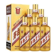 MOUTAI 茅台 王子酒 金王子 53度 酱香型白酒 500ml*6 整箱装 贵州茅台酒股份有限公司出品