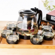 1000/2000ML茶壶玻璃耐高温泡茶壶单壶