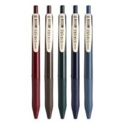 ZEBRA 斑马牌 JJ15 复古系列 按动中性笔 0.5mm 5色套装