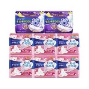 whisper 护舒宝 秒吸云感棉女学生日夜组合卫生巾套装106片(日用240mm64片+量多日用/夜用32片+超长夜用360mm10片)