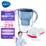 BRITA 碧然德 Marella 海洋系列 3.5L 滤水壶+6枚 MXATRA 滤芯
