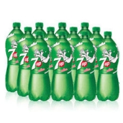 7-Up 七喜 7UP 柠檬味 汽水碳酸饮料 1L*12瓶 整箱装 百事出品
