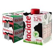 88VIP会员:Laciate 波兰进口Laciate卢森牧场全脂纯牛奶500ml*8盒*2箱