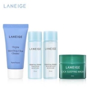 PLUS会员、有券的上：LANEIGE 兰芝 水衡透润 4件体验套装