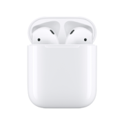 Apple 苹果 AirPods 2 半入耳式真无线蓝牙耳机 有线充电盒 白色