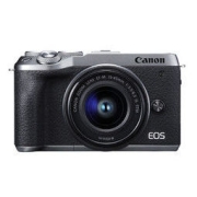 Canon 佳能 EOS M6 Mark II APS-C画幅 微单相机 银色 单头套机