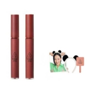 3.8预售:3CE 慕斯唇釉 4g 赠品*2件