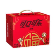 Coca-Cola 可口可乐 零度可乐 汽水 碳酸饮料 330ml*12罐 年货 送礼 礼盒装 摩登罐 可口可乐出品 新老包装随机发货