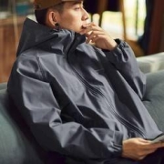 限尺码：TONLION 唐狮 男士连帽外套 男士休闲外套 62611FC0052444H259