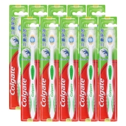 京喜APP：Colgate 高露洁 三重深洁牙刷 10支装（颜色随机）
