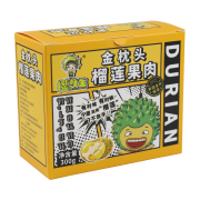 PLUS会员：liuxiansheng 榴鲜生 泰国金枕头冷冻榴莲肉 300g/盒(有籽）*3件