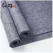 弘梅 加厚毛毡垫 100x70厘米 厚3mm 灰色