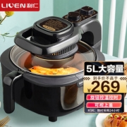 LIVEN 利仁 KZ-J5000B 空气炸锅 黑色