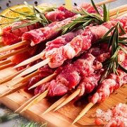 新西兰进口，6月羔羊肉：1200g Grand Farm大庄园 新西兰羔羊肉串 6袋66串