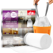 e洁 手提式加厚垃圾袋 50*55cm 3卷 共60只 *2件