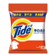 凑单品、88VIP：汰渍 洗衣粉 净白去渍 1.55kg袋装