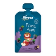 禾泱泱（Rivsea） 西梅苹果味果泥 100g +柔纸巾