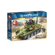 SEMBO BLOCK 森宝积木 105514 铁血重装-85式坦克 324颗粒