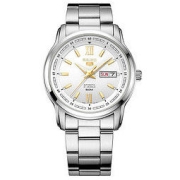 PLUS会员：SEIKO 精工 5系列 男士机械表 SNKP15K1