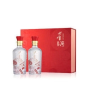董酒 红色经典 54度 500ml*2礼盒装 董香型 贵州高度白酒 自饮商务宴请婚宴送礼