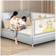 babybbz 棒棒猪 BBZ-362 婴儿床护栏 单面装 升降款 独角兽 1.8m