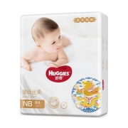 PLUS会员：HUGGIES 好奇 皇家御裤系列 婴儿纸尿裤 NB84片