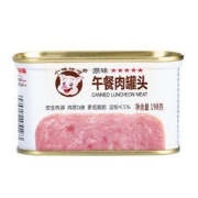 小猪呵呵 原味午餐肉罐头 198g