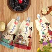 中华老字号，0脂低负担：218gx3袋 致中和 吸吸龟苓膏 果冻爽