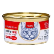 顽皮 猫罐头 吞拿鱼+明虾罐头85g