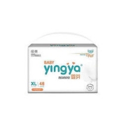yingya 婴芽 拉拉裤XL码2包92片 婴儿超薄干爽尿裤 男女宝宝通用尿不湿