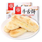 聚划算百亿补贴：稻香村 牛舌饼360G*2盒