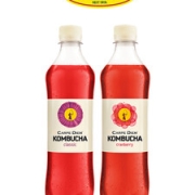 奥地利进口 Rauch 自然发酵康普茶 蔓越莓味+原味 500ml*6瓶 低糖低卡有气泡