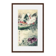 雅昌 徐悲鸿 新中式古典动物国画《群乐图》76×116cm 宣纸 茶褐色