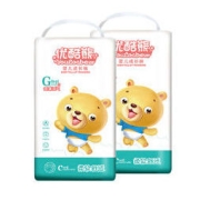 youcoobear 优酷熊 婴儿拉拉裤超薄透气XXL100片(12kg-17kg)男女宝宝儿童成长裤M L XL新生儿云柔尿不湿加智能尿显