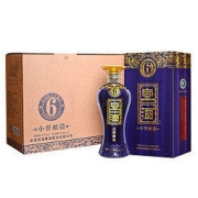 宣酒 6 小窖酿造 40度浓香型白酒 425ml*4瓶 整箱装（内含2个礼品袋）