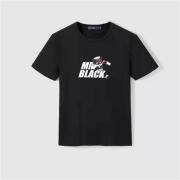 PLUS会员：HLA 海澜之家 MR.BLACK系列 男女同款T恤 HNTBJ2Q410A*2件