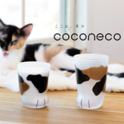 Aderia 石塚硝子 Coconeco创意磨砂牛奶玻璃杯猫爪杯 300ml 到手￥63.13