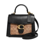 COACH 蔻驰 Tabby系列 女士单肩包 870 B4OOH 黑色多色拼色 20号