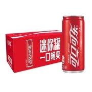京东极速版：可口可乐Coca-Cola 迷你摩登罐 200ml x12罐