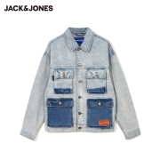 聚划算百亿补贴：JACK&JONES 杰克琼斯 221357020 牛仔外套