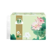 Hygienix 洁云 抽纸 福瑞国色荷花系列3层130抽软抽面巾纸 6包装 小规格（新老包装交替发货）