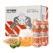 临期品：Zebra Craft 斑马精酿 德式小麦啤酒 500ml*12罐装