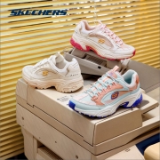 聚划算百亿补贴：Skechers  斯凯奇  情侣款 机甲鞋  休闲老爹鞋  运动鞋