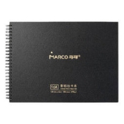 MARCO 马可 7000-20P 学生A4速写白卡本210g硬版彩铅画样板白卡纸