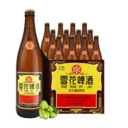 SNOWBEER 雪花 啤酒（Snowbeer）12度 经典老雪 640ml*12瓶整箱装